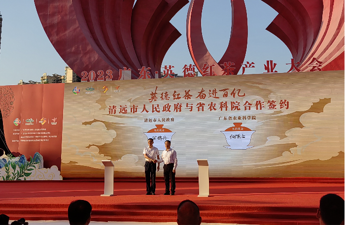 我院與清遠市政府簽署合作協議 科技支撐英德紅茶高質量發展 我院與清遠市政府簽署合作協議 科技支撐英德紅茶高質量發展